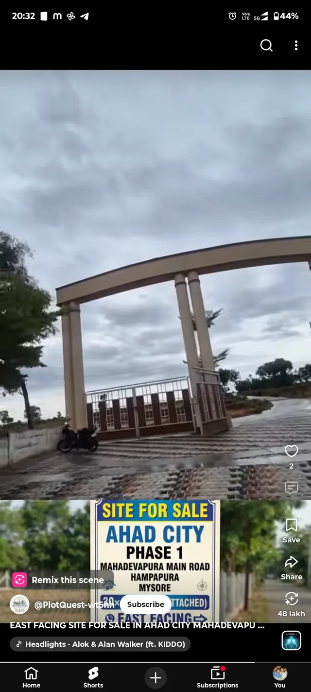 Plot for Sale in Ramanahalli mahadevpura main road, Mysore